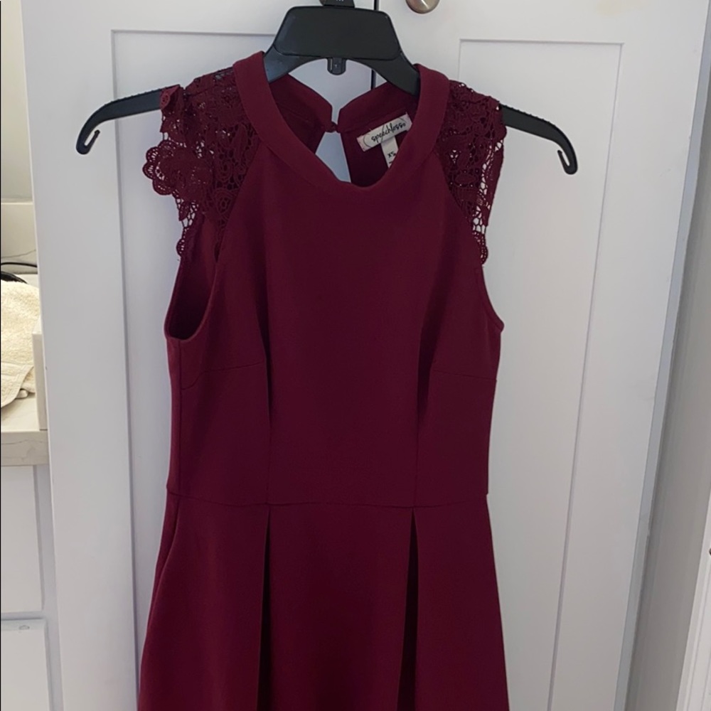 Maroon dress